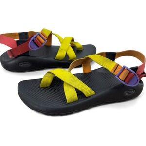 CHACO Z/2 Sandals Toe Loop Womens 8 Color Block Water Outdoor Comfort Rainbow VN